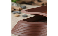 Turtle Food and Water Bowl Polished Edges 2-in-1 Amphibian Feeding Station Anti-Slip Ramp Terrarium Accessory Tip-Resistant