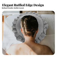 Removable Washable Cover Beauty Bed Headrest Cushion Soft and Supportive U-Shaped Face down Pillow Easy to Clean for Spas, Medical Office