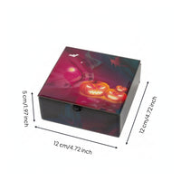 Pumpkin Small-Sized Storage Box Storage Box with Hinged Lid Festive for Tabletop