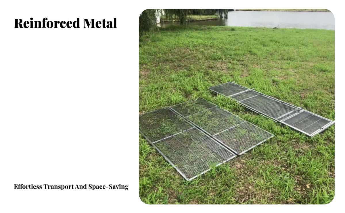 Large Metal Chicken Coop Lockable Door Metal Mesh Small Mammal Cage Locking Mechanism Heavy Duty Animal Cage for Farmers, Rural Resident S