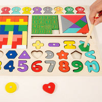 Wooden Tangram Puzzle Toy for Early Education