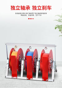 Electrician Wire Dispenser Rack Heavy-Duty Foldable Cable Reel Holder