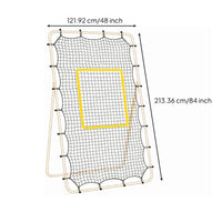 Square Mesh Volleyball Rebound Net Target Area Replacement Volleyball Net Attachment Cords Athletic Equipment Fastening Strap