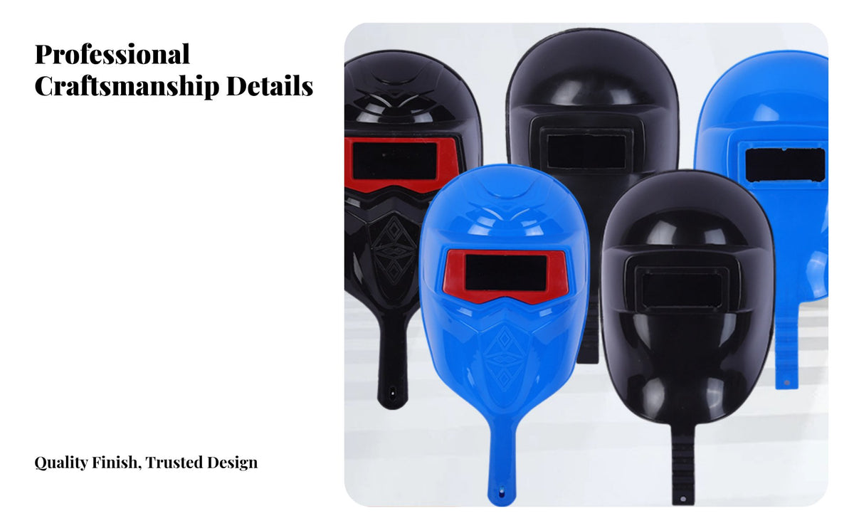 Splash Proof Handheld Metal Joining Mask Heat Resistant Handheld Metal Joining Guard Long-Lasting for Welders, Professionals, Workshops