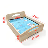 Wooden Pet Bed Sturdy Furniture Comfortable for Living Room, Apartments