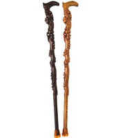 Wenge Wood Cane with Ebony Peach Design
