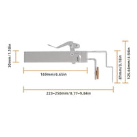 Stainless Steel Adjustable Drawer Clamp for Woodworking, Press Type, Quick Release