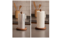 Paper Towel Holder Rustic Paper Towel Stand Stylish for Kitchen