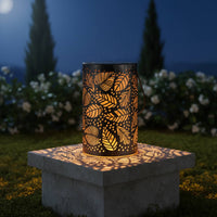 Hollow-out Foliage Lantern Waterproof Outdoor Lighting for Lawn, Patio