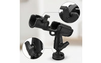 Kayak Rod Holder Handsunrestricted Fishing Pole Holder Compact Black for Anglers