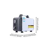 Ultra-quiet oil-free air compressor