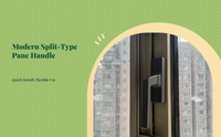 Aluminum handle, easy install