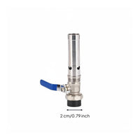 Fountain Nozzle with Valve Adjustable Flow Fountain Spray Head Easy Installation