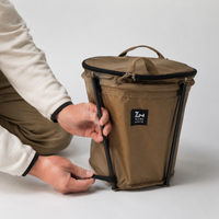 Car Trash Bin, Foldable, Camping, Outdoor, Pop-Up, Large Capacity, With Lid
