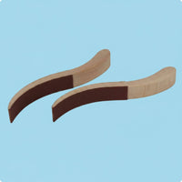 2 Pieces Piano Hammer Sanding Board Wood Handle Piano Voicing Tool Sturdy Metal