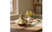 Whimsical 3D Printed Capybara Cute Capybara Figurine Mini Desktop Figure Stable for Study Space