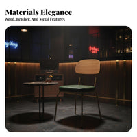 Armless Side Chair Industrial Design Crab Leg Chair High-Density Foam Cushion