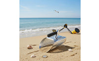Long Handle Sand Scoop Rust-Proof Stainless Steel Beach Fast Sifting