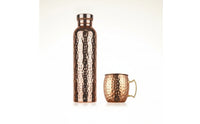 Vacuum Insulated Bottle with Cup Double-Walled Insulated Water Bottle for Travel