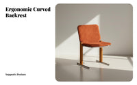 Arched Shaped-Frame Frame Chair Ergonomic Spine Supportrest Seating Furniture Sleek Immediatelyline
