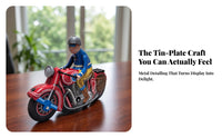 Clockwork Retro Motorcycle Ornament