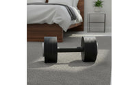 Multi Function 3 in 1 Dumbbell Set Space Saving Convertible Barbell Dumbbell Compact 3 in 1 Weight Set Easy to Keep-Away