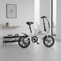 Mini Folding Bike Disc Brakes Folding Cycle Variable Speed for Commuting, Kids