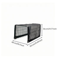Tunnel Canopy Cover Bendable Frame Mesh Gazebo Rectangular Shape
