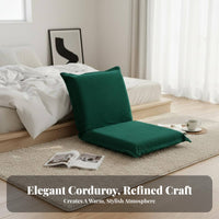 Reclining Floor Seat Provides Back Support Adjustable Floor Lounger for Students