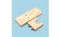 Hot Melt Glue Stand Stable Base Wooden Glue Stand Hands Free for DIY Lovers