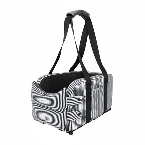 Built-in Safety Leash Pet Car Console Seat Washable Cushion Center Console Pet Bed Adjustable Straps for Drivers, Road Trips, Outdoor, Home