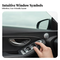 Easy Installation Window Switch Button Cover Wear-Resistant Window Lift Switch Cover Long-Lasting Upgrade Decoration