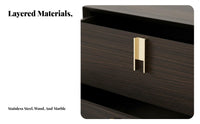 Cylindrical Pedestal Table Luxury Design Nightstand Sturdy Construction Multi-Purpose for Apartment Dwellers, Small Spaces
