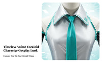 Virtual Singer Uniform Futuristic design Multi-Piece Anime Suit Complete Set