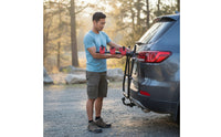 Adjustable Trunk-Mounted Bike Rack Universal Compatibility Trunk-Mounted Cycle Rack Hanging Rear Bike Carrier Easy to Install for Weekend Rides