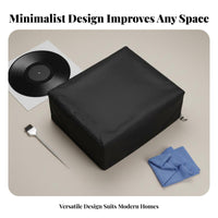 Turntable Dust Cover Dustproof Vinyl Player Cover Scratch Resistant Audio Equipment Protector for Storage