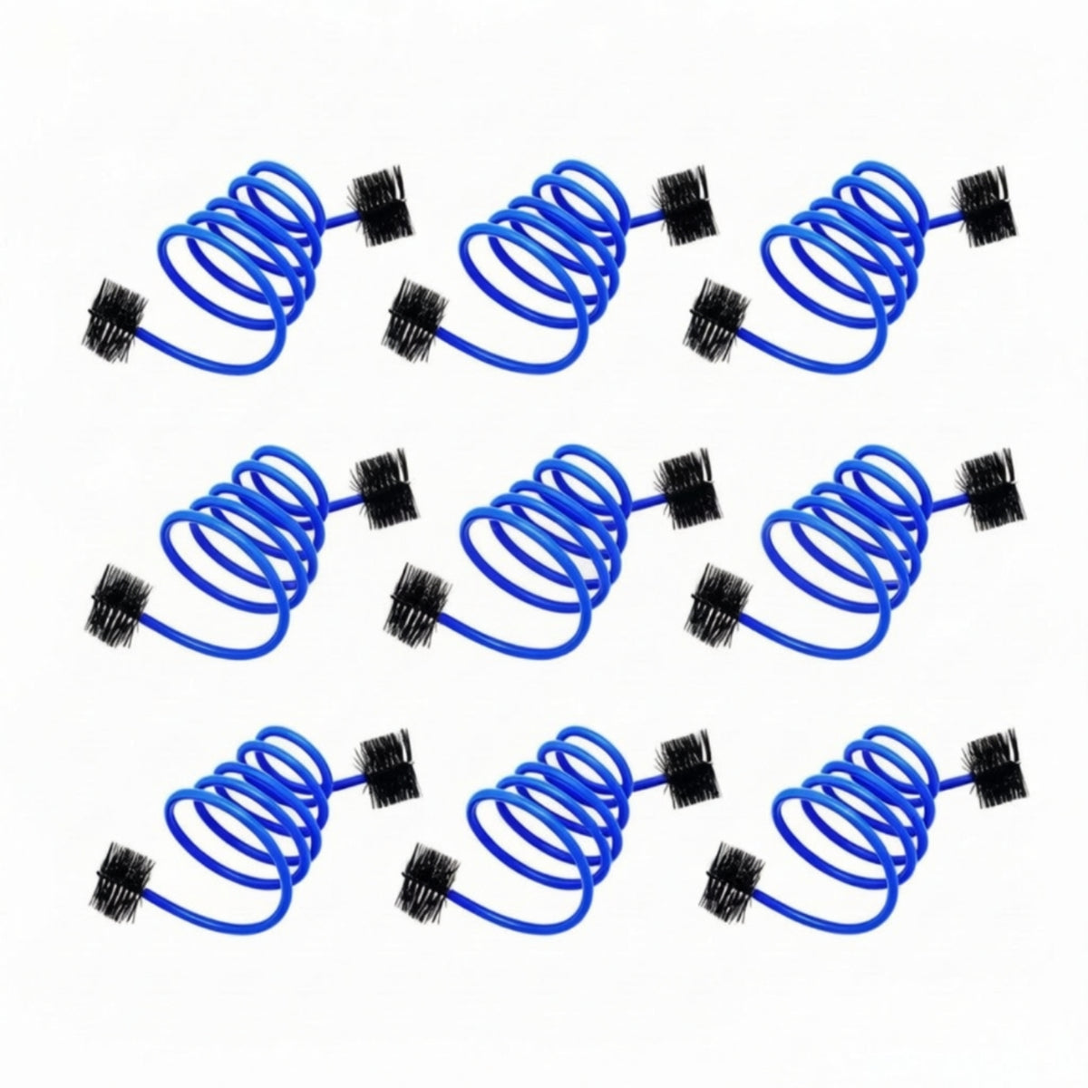 9 Pieces Wind Instrument Brush Flexible Tube Brush Compact Brushes Nettoyage for Teachers