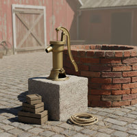 Cast Iron Hand Pump No Electricity Required Manual Well Pump Decorative