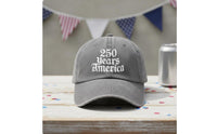 Distressed Finish USA 250th Anniversary Hat Adjustable 1776-2026 Commemorative Hat Breathable American Anniversary Baseball Cap for Patriots