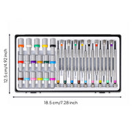 Precision Screwdriver Set Knurled Watch Screwdriver Set Metal Tool for Watchmakers