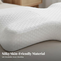 Breathable Material Side Sleeping Beauty Pillow Removable Washable Cover Face Cradle Pillow for Women, Back Sleepers, Bedroom, Night Time