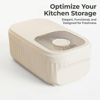 Large Rice Storage Container, Airtight Food Storage Bin, Kitchen Storage, Grain Storage Container, C - Image 3