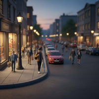 1:64 Miniature Figure Realistic Design Miniature Man Carrying Bag Model Train Layout People for Hobbyists