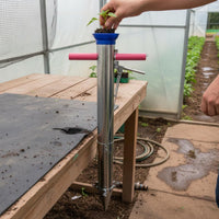 Manual Vegetable Planter No-Bend Design Stainless Steel Vegetable Transplanter
