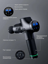 Percussion Massage Gun for Running, ABS Material, CE Plug