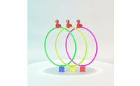 3 Pieces Swim Hoop with Weighted Pouch Smooth Water Toy Cute for Kids