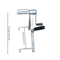 Hose Reel Winder with Hand Crank Compact Hose Reel with Crank Handle Space-Saving for Firefighters, Irrigation