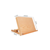 Portable Beech Wood Drawing Stand Foldable Wooden Desktop Easel Mini Folding Painting Easel for Students, Artists