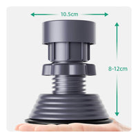 4 Pieces Rubber Adjustable Support Pad Strong and Stable Washing Machine Stand for Kitchen