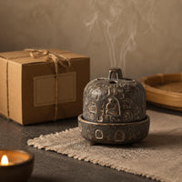 Ceramic Incense Burner Meditation Tabletop Censer